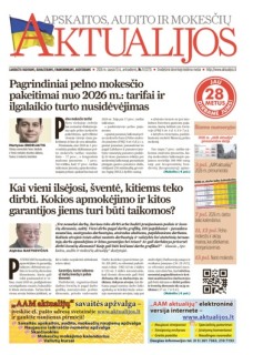 Apskaitos, audito ir mokesčių aktualijos (elektroninė versija)