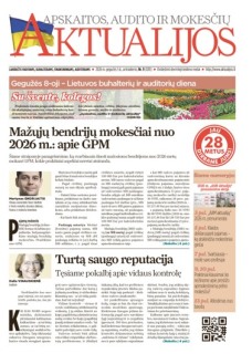 Apskaitos, audito ir mokesčių aktualijos (elektroninė versija)