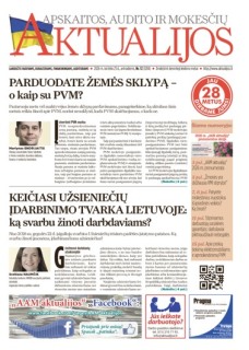 Apskaitos, audito ir mokesčių aktualijos (elektroninė versija)