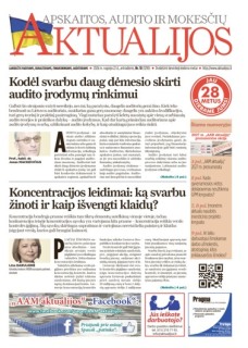 Apskaitos, audito ir mokesčių aktualijos (elektroninė versija)