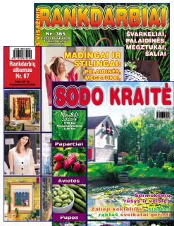 Rankdarbiai Plius Visažinis + Rankdarbių albumas + Sodo Kraitė