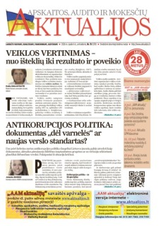 Apskaitos, audito ir mokesčių aktualijos (Akcija)