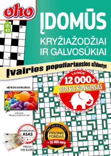 ID43. Oho įdomūs kryžiažodžiai ir galvosūkiai
